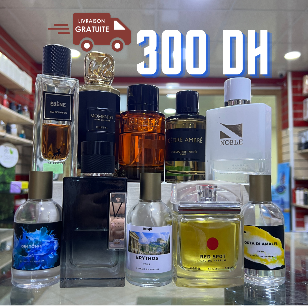 PACK 10x10ml + livraison gratuite