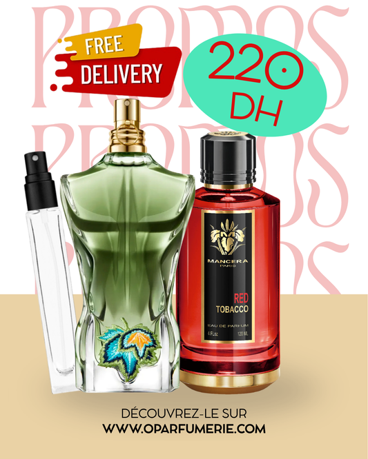 PACK 10ML RED TOBACCO+ LE BEAU PARADISE GARDEN