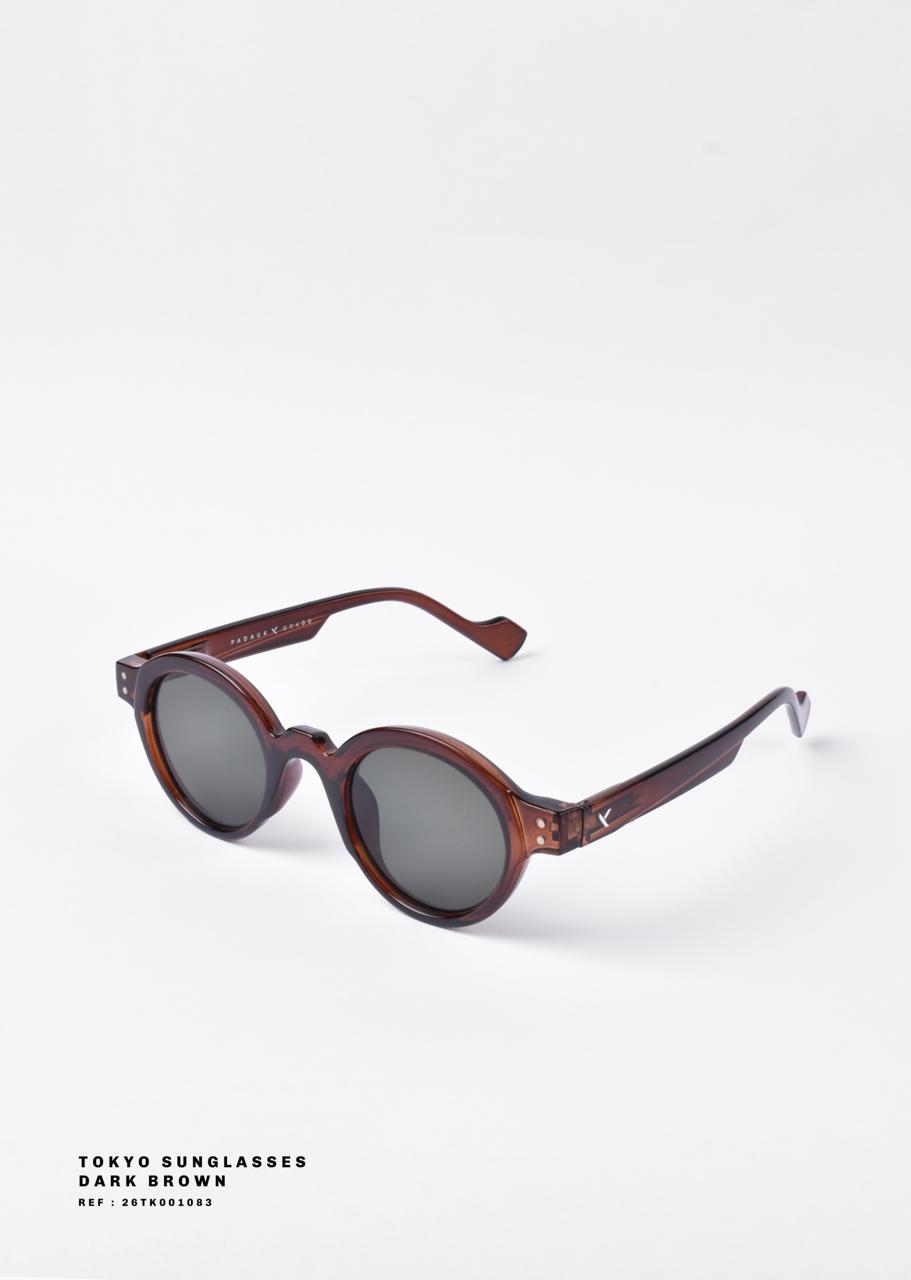 TOKYO SUNGLASSES DARK BROWN