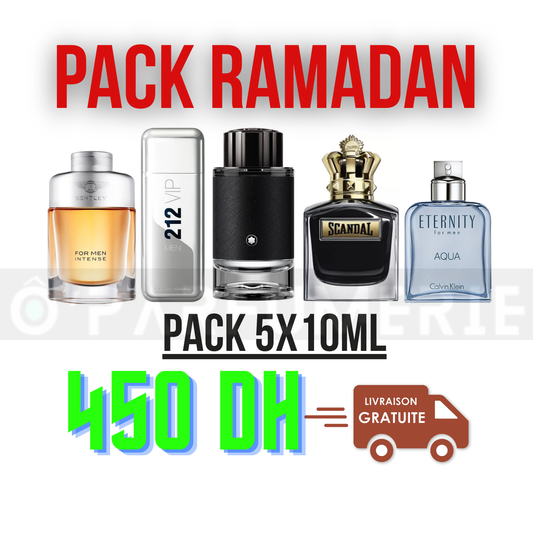 PACK RAMADAN 5x10ML + LIVRAISON GRATUITE
