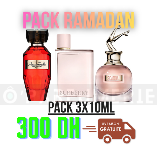 PACK RAMADAN 3x10ML + LIVRAISON GRATUITE